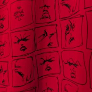 Marc‎ Ecko Vintage Red Faces Button Down Shirt Sz. XL